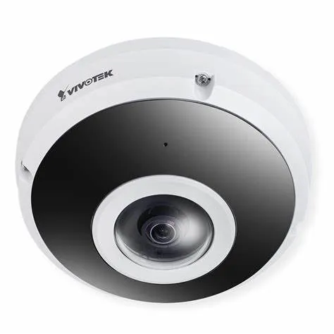 VIVOTEK Outdoor IK10 Fisheye; 12MP H.265; 20M IR; WDR PRO; Mic; Smart VCA; Mic; IO