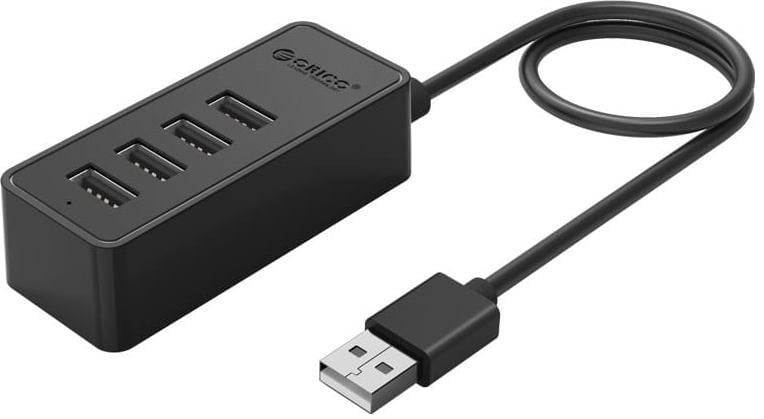 ORICO HUB USB2.0 4XUSB 30CM BK