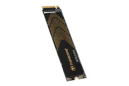 TRANSCEND 250GB MTE245S PCI-E GEN 4X4 M.2 NVMe 2280 SSD 3D NAND - 3200 MB/s Read1800 MB/s Write - 150 TBW