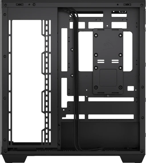 3500X Tempered Glass Black Mid-Tower PC Case; 2x 3.5'' | 2x 2.5'' Drive Bays; Up to 360mm Radiator compatible