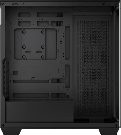 3500X Tempered Glass Black Mid-Tower PC Case; 2x 3.5'' | 2x 2.5'' Drive Bays; Up to 360mm Radiator compatible