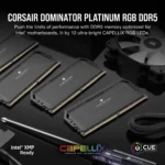 Corsair DOMINATOR RGB DDR5 32GB (2 x 16GB) DDR5 7200 CL34-44-44-96 1.45V Intel XMP - BLACK