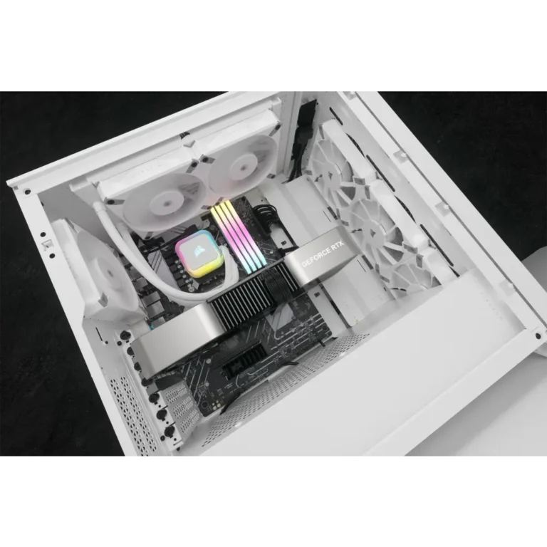 Corsair iCUE H100i ELITE RGB 240mm Liquid CPU Cooler - White AMD: AM5