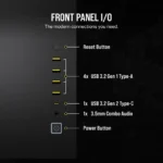 6500X RGB Mid-Tower Black Dual Chamber PC Case