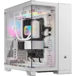 6500X RGB Mid-Tower White Dual Chamber PC Case