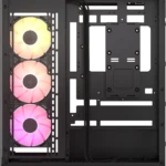 3500X RGB Mid-Tower Black PC Case; 2x 3.5'' | 2x 2.5'' Drive Bays; Up to 360mm Radiator compatible; 3x 120mm fan incl