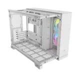 2500X RGB Micro ATX White Dual Chamber PC Case