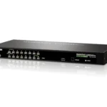 ATEN 16-Port PS/2-USB VGA KVM Switch/Cascade/W/(US/EU/OUT) ADP. ATEN
