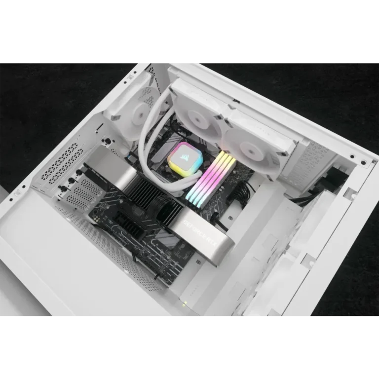 Corsair iCUE H100i ELITE RGB 240mm Liquid CPU Cooler - White AMD: AM5