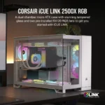 2500X RGB Micro ATX White Dual Chamber PC Case