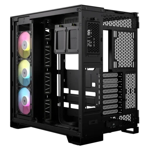 6500X RGB Mid-Tower Black Dual Chamber PC Case