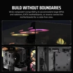 3500X Tempered Glass Black Mid-Tower PC Case; 2x 3.5'' | 2x 2.5'' Drive Bays; Up to 360mm Radiator compatible