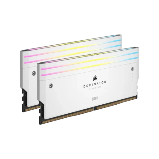 Corsair DOMINATOR TITANIUM 32GB (2 x 16GB) DDR5 7200 CL34-44-44-96 1.45V Intel XMP - WHITE