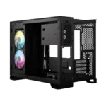 2500X RGB Micro ATX Black Dual Chamber PC Case