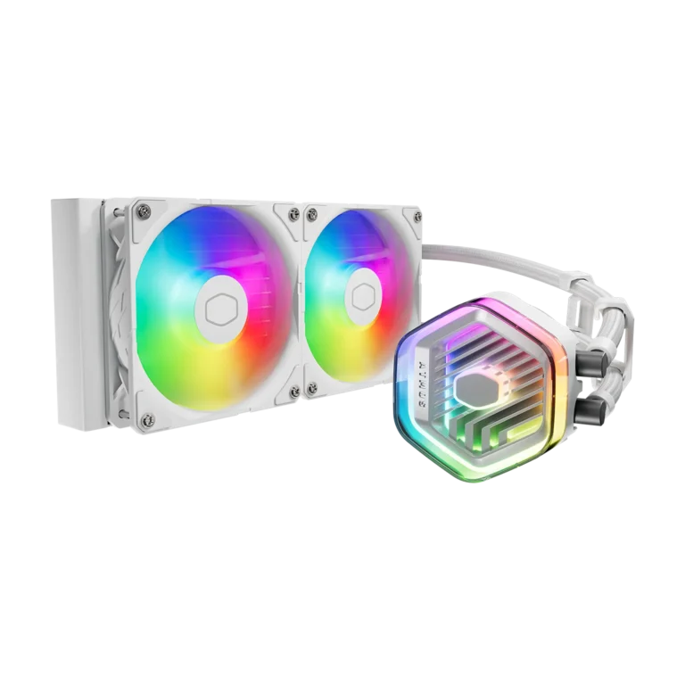 Cooler Master MasterLiquid 240 ATMOS White AIO Liquid Cooler White