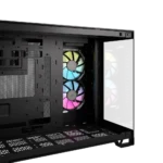 2500X RGB Micro ATX Black Dual Chamber PC Case