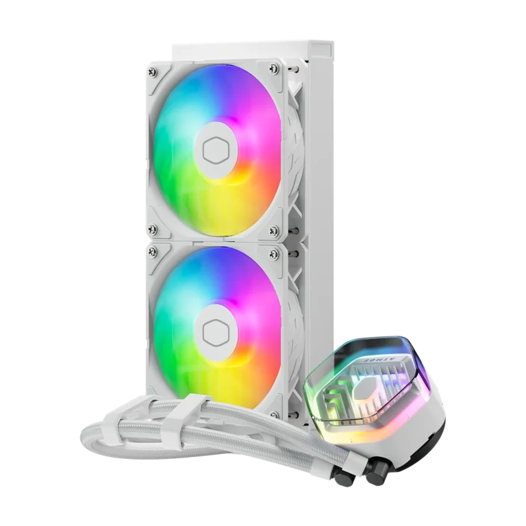 Cooler Master MasterLiquid 240 ATMOS White AIO Liquid Cooler White