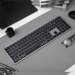 Keychron B6 Pro Ultra-Slim 100% Wireless Keyboard ? Space Grey