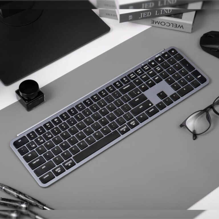Keychron B6 Pro Ultra-Slim 100% Wireless Keyboard ? Space Grey