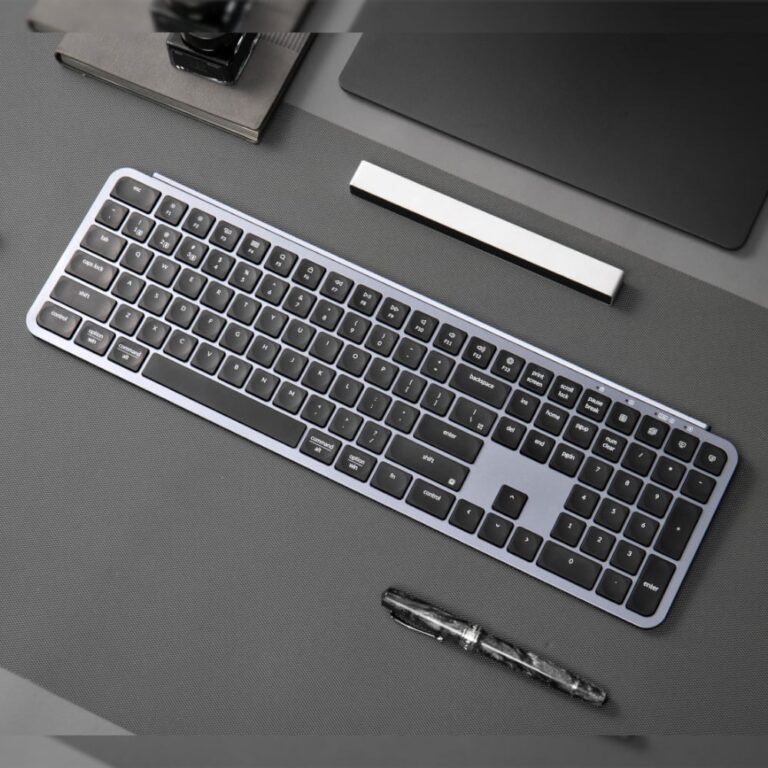 Keychron B6 Pro Ultra-Slim 100% Wireless Keyboard ? Space Grey
