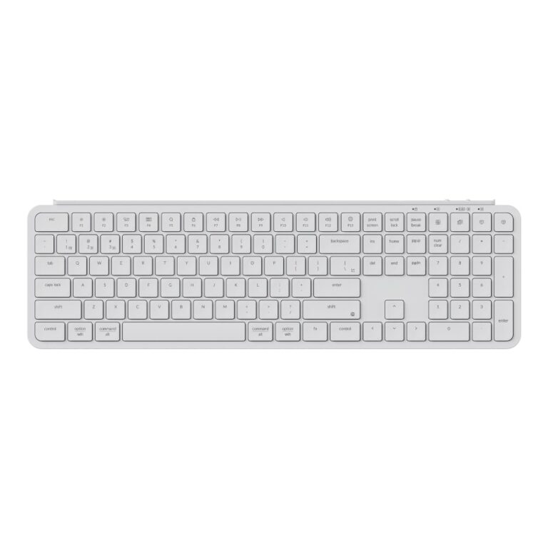 B6P-K8_wr_01a.jpg Keychron B6 Pro Ultra-Slim 100% Wireless Keyboard ? Ivory White