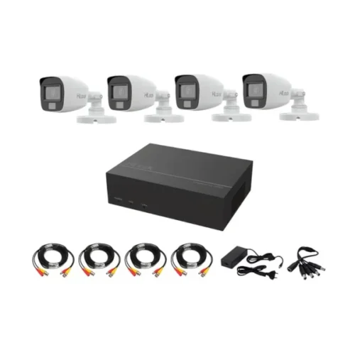 Hilook 4Ch 4x 2MP Bullet Cameras with 330GB SSD CCTV DIY