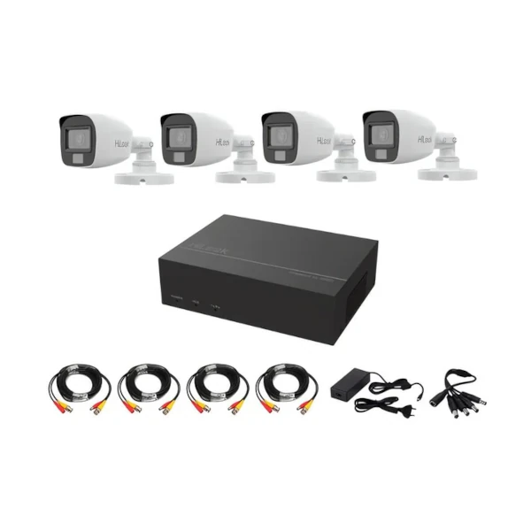 Hilook 4Ch 4x 2MP Bullet Cameras with 330GB SSD CCTV DIY