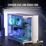 6500X RGB Mid-Tower White Dual Chamber PC Case