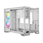 2500X RGB Micro ATX White Dual Chamber PC Case