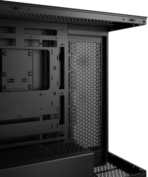 3500X Tempered Glass Black Mid-Tower PC Case; 2x 3.5'' | 2x 2.5'' Drive Bays; Up to 360mm Radiator compatible