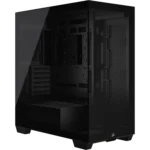 3500X Tempered Glass Black Mid-Tower PC Case; 2x 3.5'' | 2x 2.5'' Drive Bays; Up to 360mm Radiator compatible