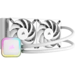 Corsair iCUE H100i ELITE RGB 240mm Liquid CPU Cooler - White AMD: AM5