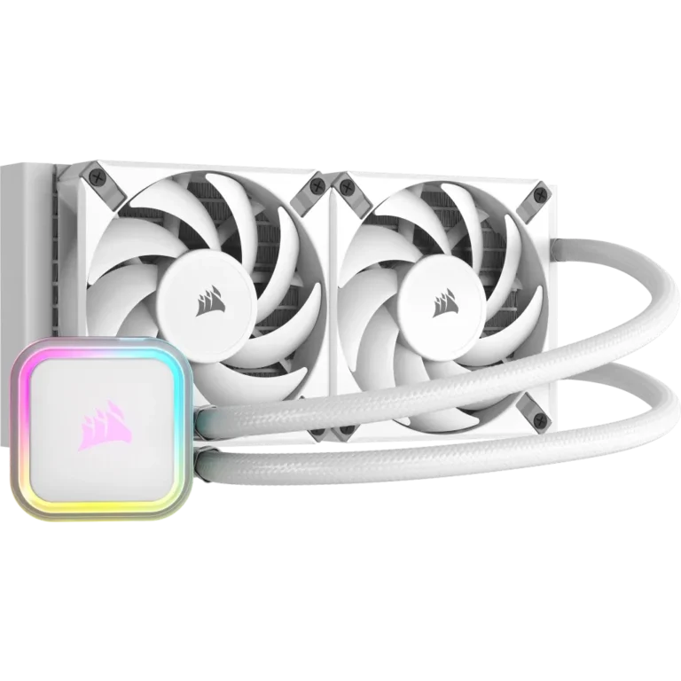 Corsair iCUE H100i ELITE RGB 240mm Liquid CPU Cooler - White AMD: AM5