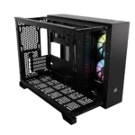 2500X RGB Micro ATX Black Dual Chamber PC Case