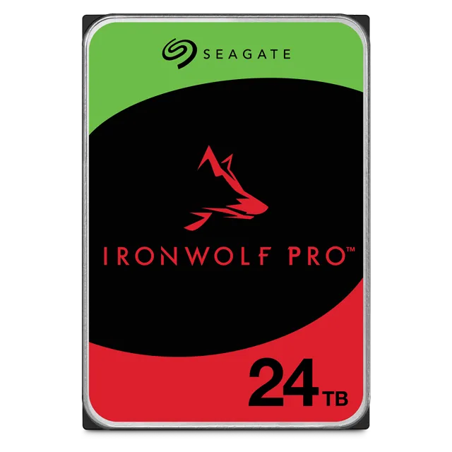 Seagate Ironwolf Pro ST24000NT002 24TB 3.5'' HDD NAS Drives 7200 RPM; SATA 6GB/s Interface; 256MB Cache;550TB/Year; Unlimited Ba