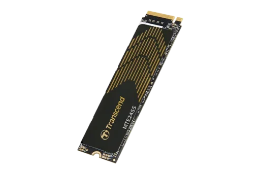 TRANSCEND 250GB MTE245S PCI-E GEN 4X4 M.2 NVMe 2280 SSD 3D NAND - 3200 MB/s Read1800 MB/s Write - 150 TBW