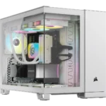 2500X RGB Micro ATX White Dual Chamber PC Case