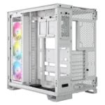 6500X RGB Mid-Tower White Dual Chamber PC Case