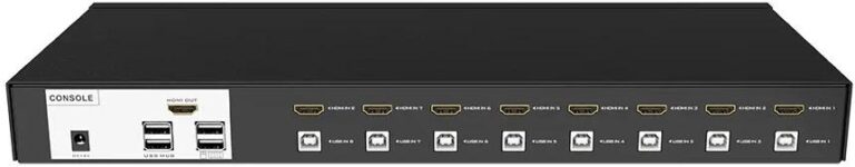 8 PORT RACKMOUNT KVM HDMI SWITCH