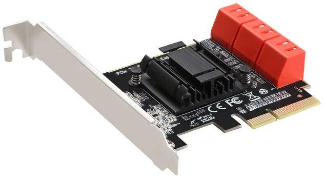 PCIE3.0-1X TO 6 SATA3 EXPANSION