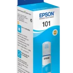 Epson 101 Ecotank Cyan ink bottle (70ml). 6000 pages @ 5% co
