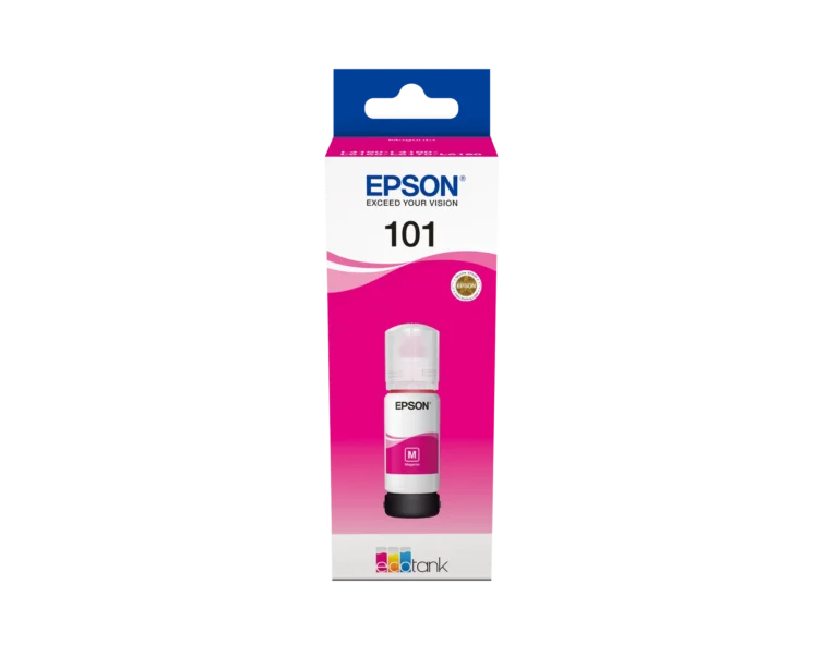 Epson 101 Ecotank Magenta ink bottle (70ml). 6000 pages @ 5%