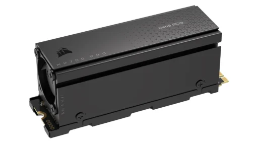 Corsair MP700 PRO 1TB M.2 NVMe PCIe Gen. 5 x4 SSD with Cooler; Read Up To 11 700MB/s; Write up to 9600MB/s