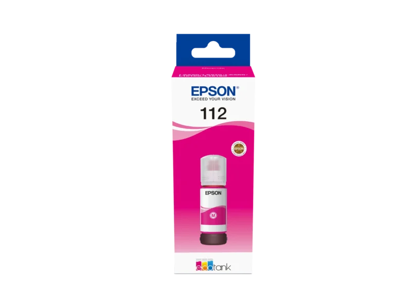 Epson 112 EcoTank Pigment Magenta ink bottle (70 ml). 6000 p