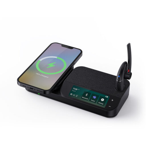 Yealink BH71 Mono Bluetooth Headset with Workstation, Portable Charging Case and BT51 USB Dongle