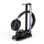 Yealink BH76 Headset, Black with Charging Stand, USB-A Connection, Teams Certified
