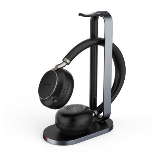 Yealink BH76 Headset, Black with Charging Stand, USB-A Connection, Teams Certified