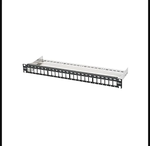 Corning VOL 24-Port Empty 1U Black Patch Panel