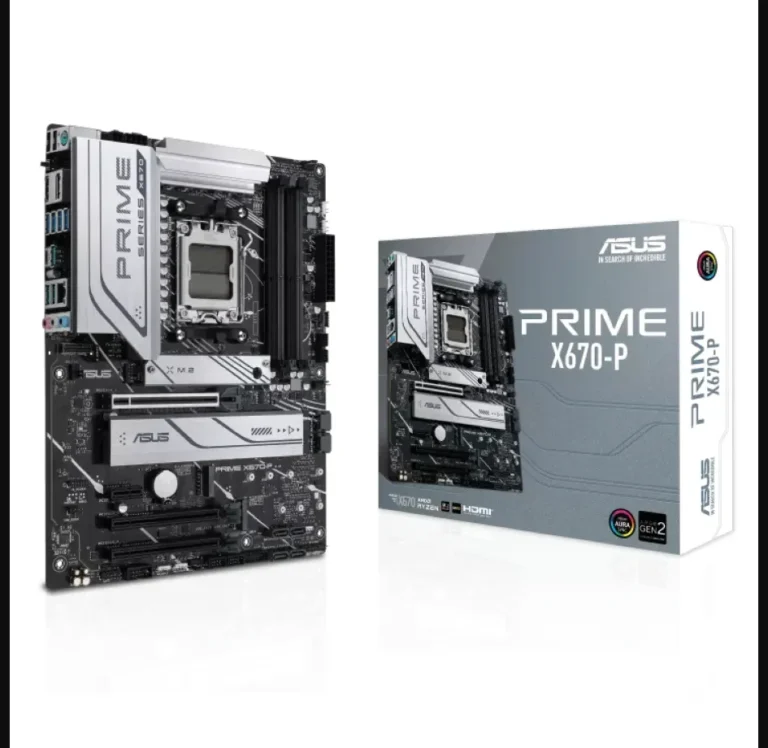 Asus AMD X670-P Ryzen AM5 ATX Prime Motherboard