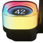 Corsair iCUE LINK TITAN 360 RX LCD Liquid CPU Cooler ? RX120 RGB Fans ? Fits Intel? LGA 1851/1700